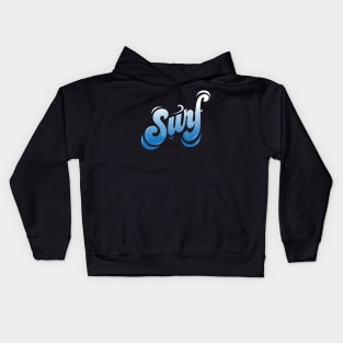 SURF slogan Kids Hoodie